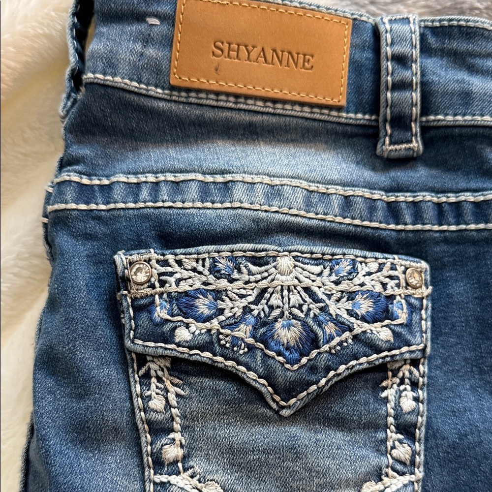 Shyanne Girls Denim with embroidered pocket